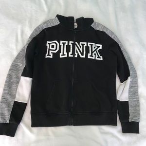 PINK logo zip-up